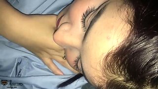 Feeling Horny, I Bang My Stepsister's Wealthy Pussy and Ejaculate in Her Mouth - POV