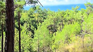Cum in pussy, seduced by nudist honey on public beach -