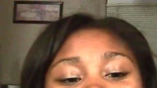 Ebony skin shows us how to masturbate with toys