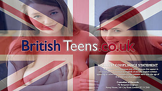 Hot British Teen Gets DOMINATED By Ebony Goddess
