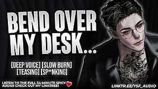 YSF Professor Spanks Your Ass Raw - Male Dom Moaning & Dirty Talk