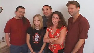 2 cum exchanging college dropout sluts petite titty share muddy cocks in bedroom gangbang!