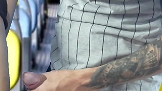 Warning! This Pervert Penetrates Girls From Behind on the Bus!!!