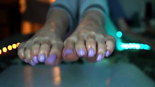 Imilia Audley - Lilac Pedi Oily Tease