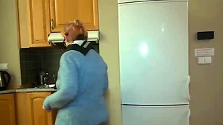 Granny mature masturbate with orange dildo compilation
