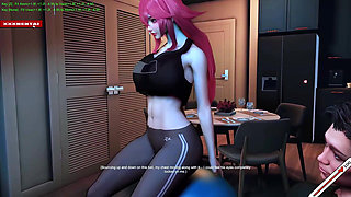 Student Cyber Goddess with Forbidden Curves - 3D Animation Hentai