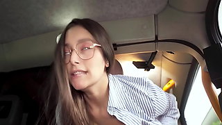 Most Beautiful Italian Chick Simps Over The Fake Cabbie Man