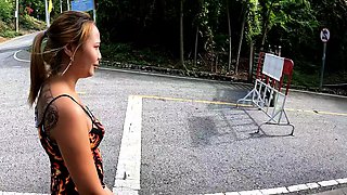 Big ass Thai MILF amateur GF fucked hard
