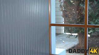 Daddy4k. blessed finishing czech story about blind fellow seducing a redhead tramp