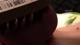 Fetish bdsm anal dildo play