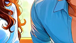 Caught My Crush Kissing Her with My Name - Greenhouse Creampie Revenge Sex