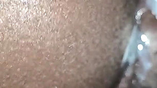 African Amateur Couple Creamy Pussy Riding Black Dick