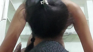 The Telugu Couple Enjoying Each Other in a Private Room in a Village in India, They Are a Very Romantic Couple While Meet L