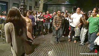 Spanish Hottie Naked And Fucked In Public