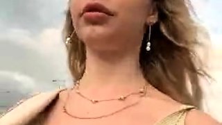 Blonde teen Sierras first erotic masturbation video