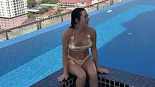 Bikini Tease, Tits Cleavage, Feet, Tits Flash