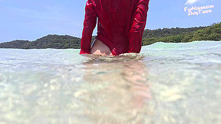 910 in Pantyhose Under Water