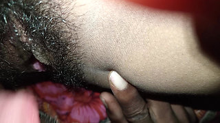 Desi Bhabhi's Pussy Licked and Made Her Cum