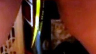 BBW Plays With a Bat Sex Toy on Webcam