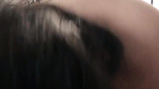 Slut gives wam deep throat pov blowjob and handjob