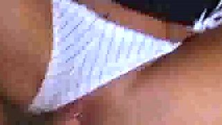 Mexicana blowjob with her big boobs