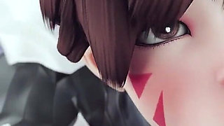 Receiving Enormous Facial After Intense Anal Cumshot Her Throat