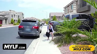 Palace inspector Dee Williams gets hard fucking and anal creampie from teenage stud - mylf classics