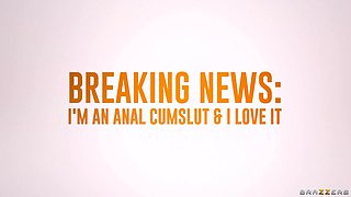 Breaking News: I'm An Anal Cumslut & I Love It With Van Wylde, Lasirena69 - Brazzers