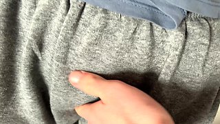 Stepbrother Cums in My Dirty Panties and I Will Wear Them at the Gym