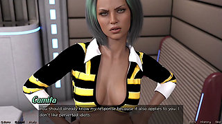 Stranded in Space - Military Girl with Big Tits Loves Femdom