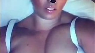 Amateur blond girl with big boobs getting fucked
