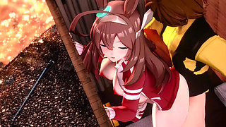 Umamusume mihono bourbon fearess Uncensored Hentai