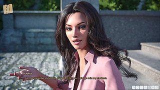 Fervor Academy adventure with a hot brunette and big assets