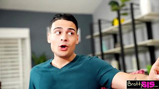 Cheerful Emily and Leo's female orgasm movie