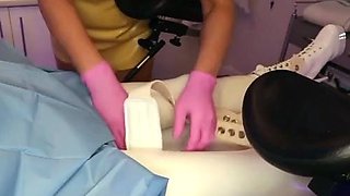 Med-Fet, Latex Nurse Needs Sample Collection FemDom