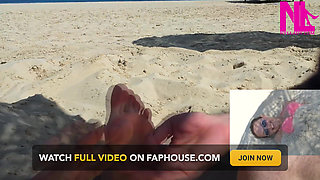 Me Being Tickled on My Feet on the Beach