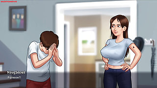 Horny Dude Wants To Help His Sexy Roommate Jenny To Get a Huge Dildo - Summertime Saga 11 3D Porn Game
