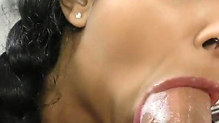 Persian Mix Girl Scout Girl Gets Facial Tip