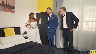 Vicky Menage, with big natural tits, enjoys riding cock while her husband watches