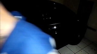 Madame Takes Car In The Workshop And Put Ass In The Window And Employees Cum In Her Ass