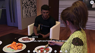 A Volatile Marriage 5 Victor Cums on His Bitch's Face While Talking to Felicia. Adam Touch Felicia's Ass During Photoshoot