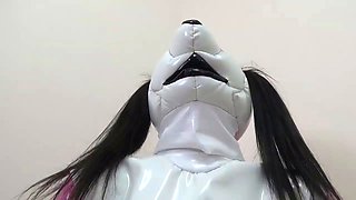 Asian teen dresses up to get fucked
