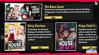 Femboy Futa House Gameplay Part 1 - Starting Life at the College of Magical Arts