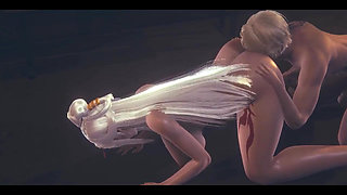 Genshin Impact Hentai - Ningguang Blowjob and Cunnilingus Uncensored - Japanese Asian Manga Anime Game Porn