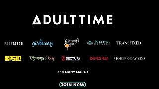 ADULT TIME - Horny Tattooed GILF Ruby Lynne CAUGHT Fucking