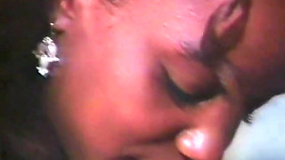Ebony teen getting her wet cunt drilled