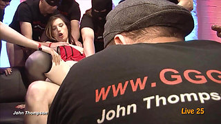 Tina and Maria Live Gangbang Orgy Party