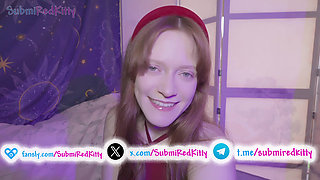 Pretty girl sucks big cock with her feet up