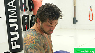 Rimjob in the Gym