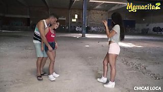 Lucky Pleases a Horny Latina Teen and a Big Booty MILF in a Wild Outdoor Threesome (Apolonia Lapiedra & Alexa Tomas)